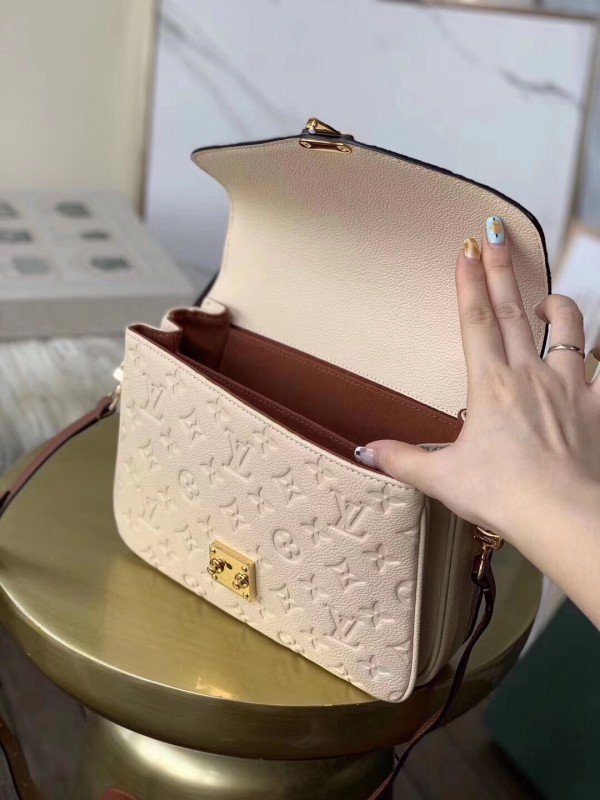 Replica Louis Vuitton Pochette Metis Braided Monogram Empreinte M53940 BLV568