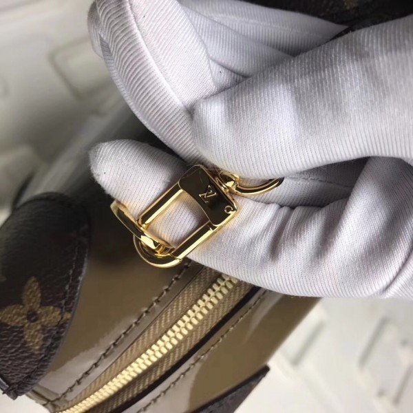 Louis Vuitton Bronze Venice Bag Patent Leather M54390 BLV665