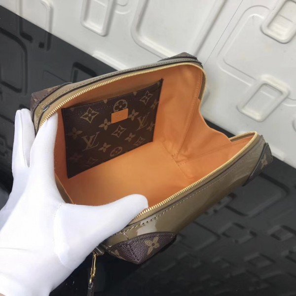 Louis Vuitton Bronze Venice Bag Patent Leather M54390 BLV665
