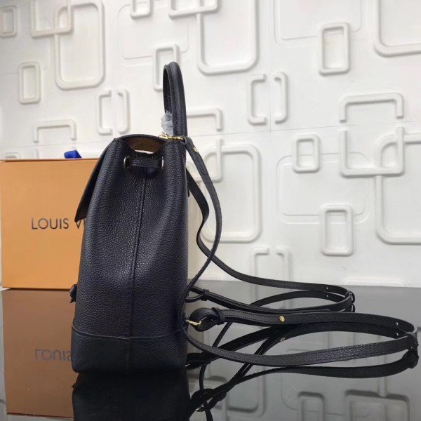 Louis Vuitton Black Lockme Mini Backpack M54573 BLV025