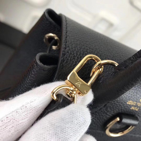Louis Vuitton Black Lockme Mini Backpack M54573 BLV025