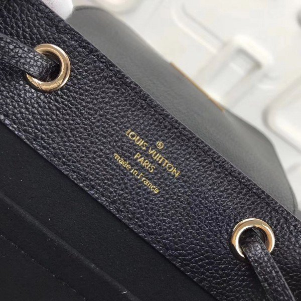 Louis Vuitton Black Lockme Mini Backpack M54573 BLV025
