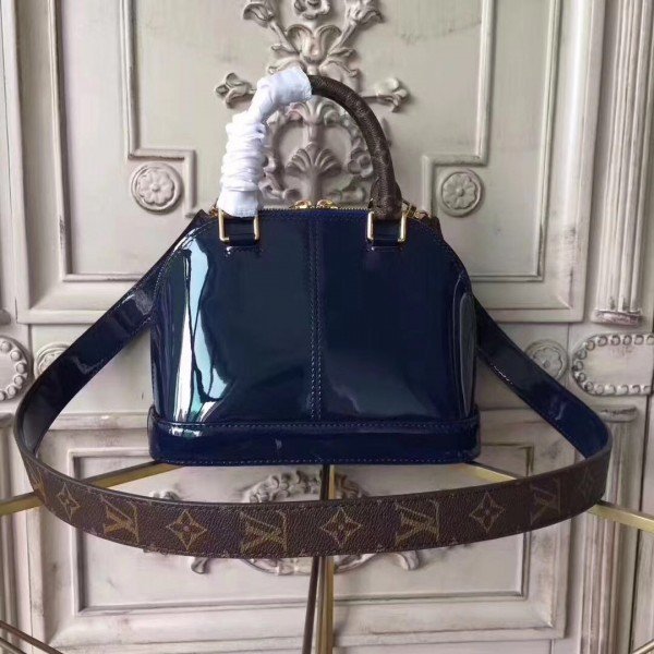 Louis Vuitton Alma BB Bag Patent Leather M54705 BLV667