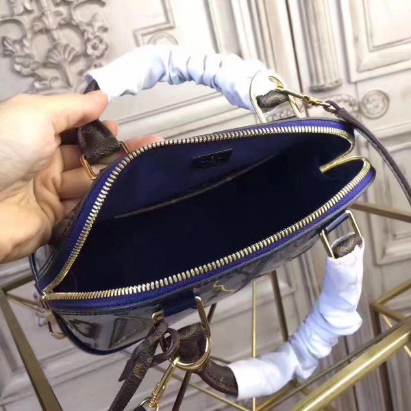 Louis Vuitton Alma BB Bag Patent Leather M54705 BLV667