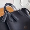 Replica Louis Vuitton Black Haumea Bag Mahina Leather M55029 BLV273