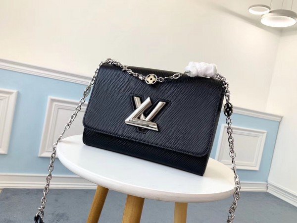 Louis Vuitton Twist MM Bag With Flower Jewels M55411 BLV148