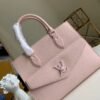 Replica Louis Vuitton White Lockme Tote PM Bag M55818 BLV779