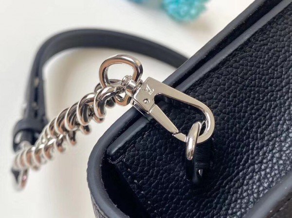 Replica Louis Vuitton Black Lockme Clutch M56087 BLV693