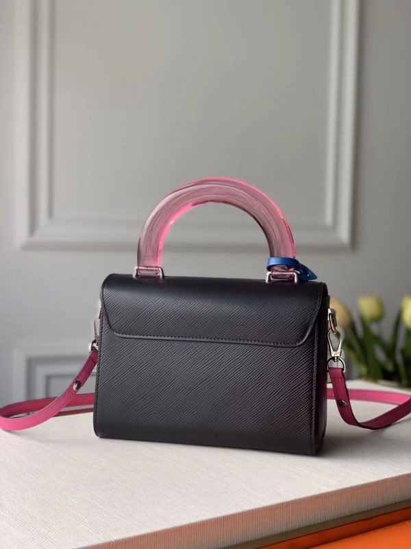 Louis Vuitton Twist MM Bag With Plexiglass Handle M56112 BLV157