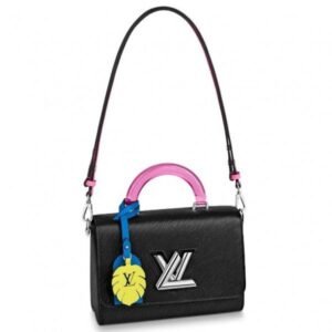 Louis Vuitton Twist MM Bag With Plexiglass Handle M56112 BLV157