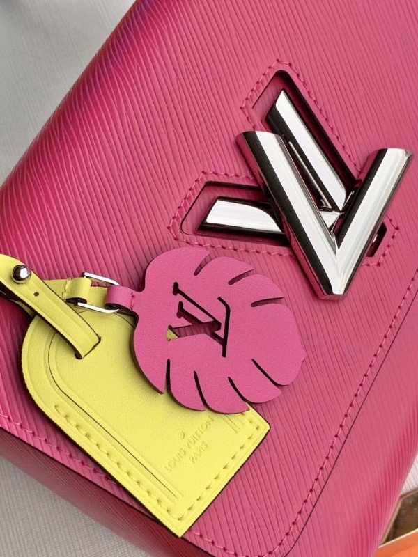 Louis Vuitton Twist MM Bag With Plexiglass Handle M56131 BLV170
