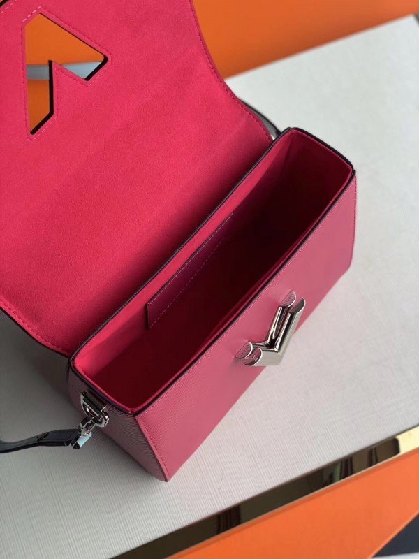 Louis Vuitton Twist MM Bag With Plexiglass Handle M56131 BLV170