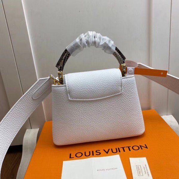 Replica Louis Vuitton Capucines Mini With Ayers Snakeskin Handle M56399 BLV686