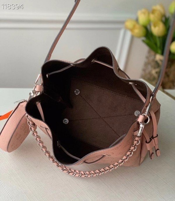 Louis Vuitton Bella Bag In Magnolia Mahina Leather M57068 BLV243