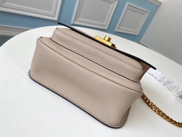 Louis Vuitton Lockme Chain PM Bag In Griege Leather M57072 BLV683