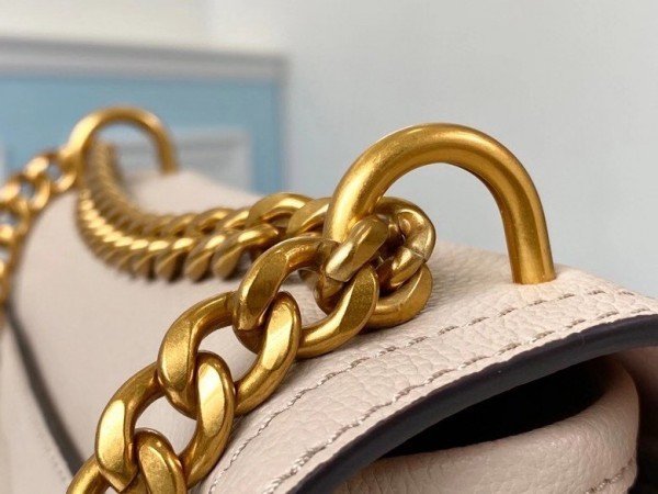 Louis Vuitton Lockme Chain PM Bag In Griege Leather M57072 BLV683