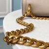 Louis Vuitton Lockme Chain PM Bag In Griege Leather M57072 BLV683