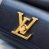 Replica Louis Vuitton Black Lockme Bucket Bag M57687 BLV718