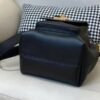 Replica Louis Vuitton Black Lockme Bucket Bag M57687 BLV718