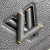 Replica Louis Vuitton Twist MM Bag In Black Taurillon Leather M58688 BLV714