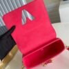 Replica Louis Vuitton Twist PM Bag In Rose Taurillon Leather M58691 BLV715