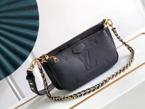 Louis Vuitton Multi Pochette Accessoires Monogram Empreinte M80399 BLV510