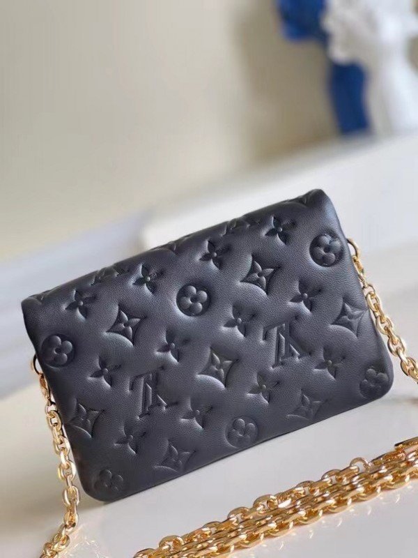 Louis Vuitton Black Coussin Pochette Bag M80742 BLV703