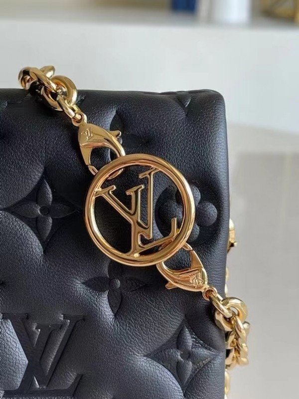 Louis Vuitton Black Coussin Pochette Bag M80742 BLV703