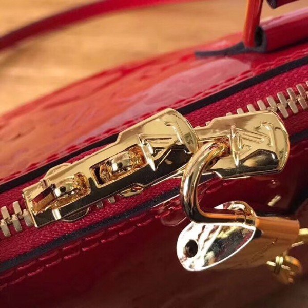 Replica Louis Vuitton Alma BB Bag Monogram Vernis M90174 BLV614