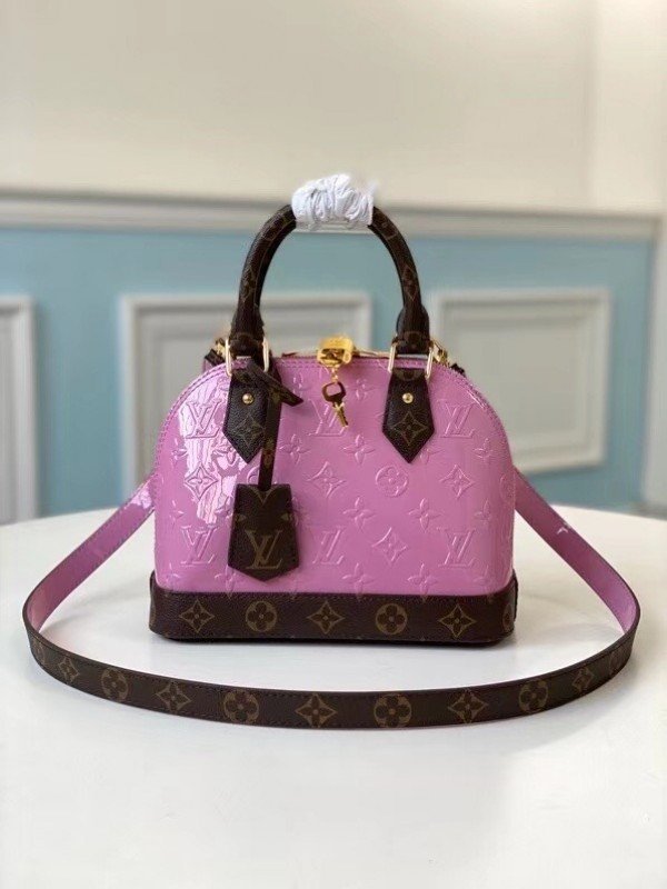 Replica Louis Vuitton Alma BB Bag Monogram Vernis M90583 BLV598