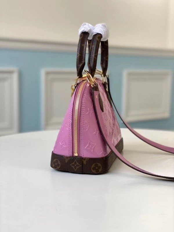 Replica Louis Vuitton Alma BB Bag Monogram Vernis M90583 BLV598