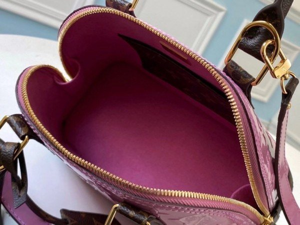 Replica Louis Vuitton Alma BB Bag Monogram Vernis M90583 BLV598