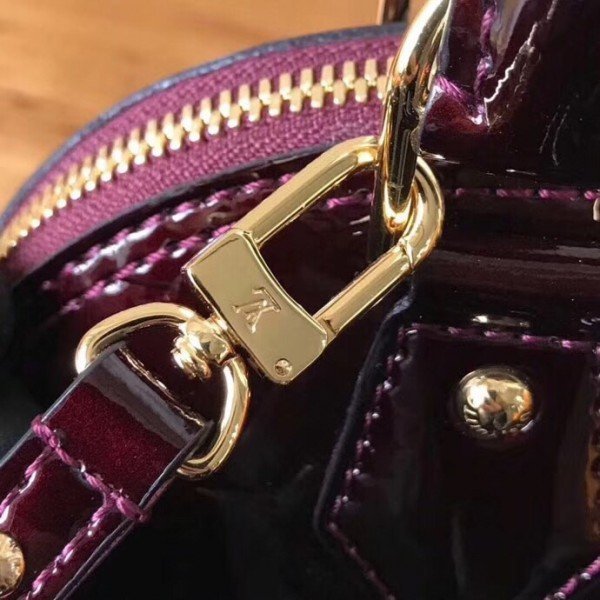 Replica Louis Vuitton Alma BB Bag Monogram Vernis M91678 BLV612