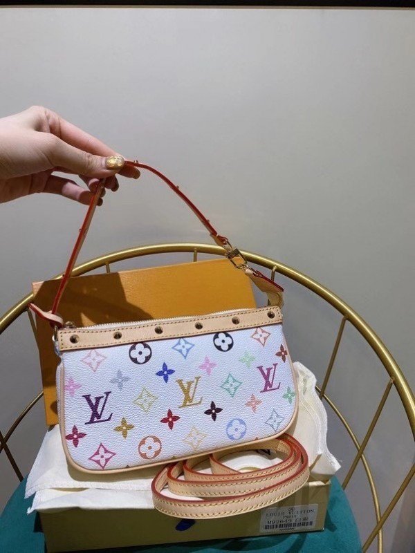 Louis Vuitton Accessories Pochette Monogram Multicolore M92649 BLV595