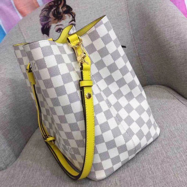 Replica Louis Vuitton Neonoe Bag Damier Azur N40151 BLV035