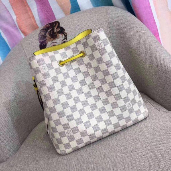 Replica Louis Vuitton Neonoe Bag Damier Azur N40151 BLV035