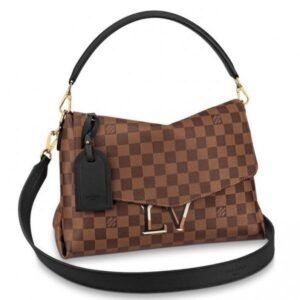 Replica Louis Vuitton Croisette Chain Wallet Damier Ebene N60288 BLV092