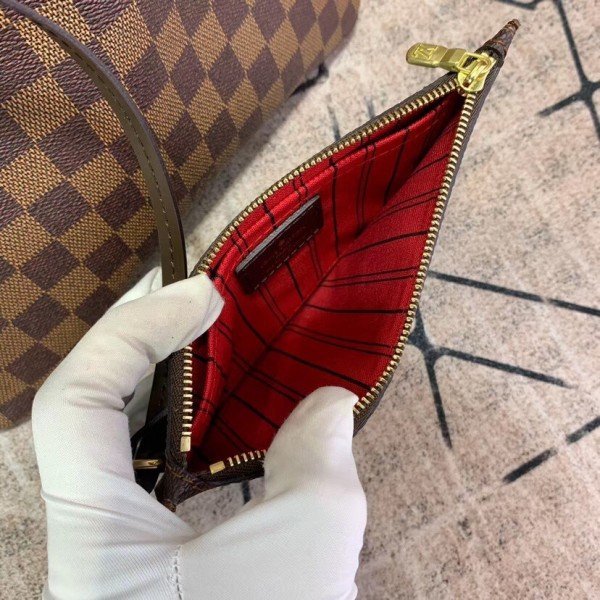 Louis Vuitton Neverfull PM Bag Damier Ebene N41359 BLV098
