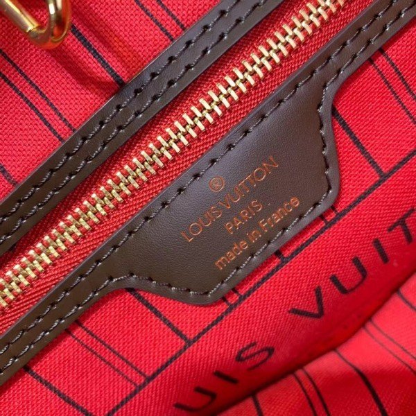Louis Vuitton Neverfull PM Bag Damier Ebene N41359 BLV098