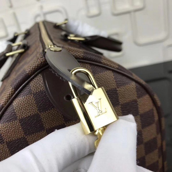 Louis Vuitton Speedy 30 Bag Damier Ebene N41364 BLV112