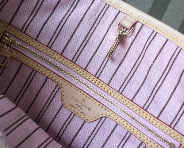 Replica Louis Vuitton Delightful MM Bag Damier Azur N41607 BLV066