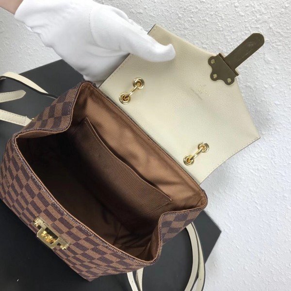Replica Louis Vuitton Clapton Backpack Damier Ebene N42259 BLV014