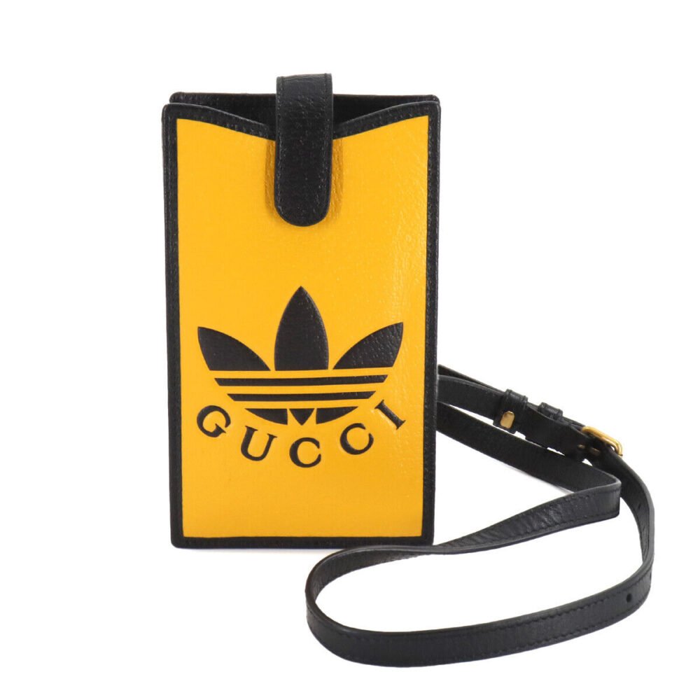 Gucci 702203 Adidas x Gucci phone case Yellow