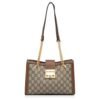 Gucci 498156 Padlock GG Small Shoulder Bag Brown