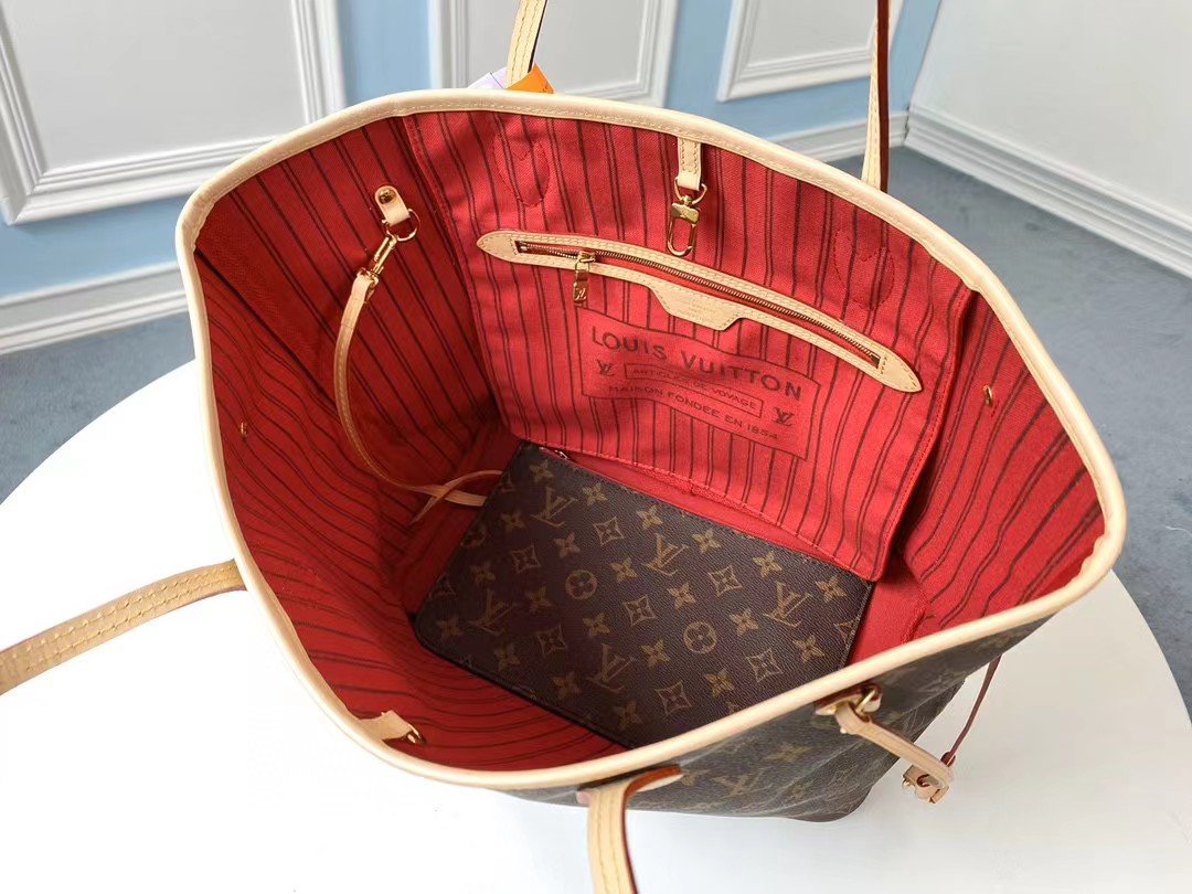 Louis Vuitton Neverfull MM Bag Damier Ebene M41177
