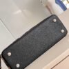 Replica Louis Vuitton Capucines MM  Black Velvet White Diamond Corolla M48865