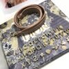Mini Lady Dior Bag  Rose Des Vents Patent Cannage Calfskin M0505OWCB_M49P
