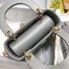 Dior Mini Lady  Bag  Cloud Blue Patent Cannage Calfskin  M0505OWCB_M81B