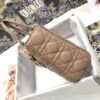 Dior Small Lady  My ABCDior Bag Hazelnut Cannage Lambskin M0538ONGE_M45U