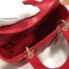 Dior Medium Lady Dior Bag  Amaryllis Red Cannage Lambskin M0565ONGE_M61R